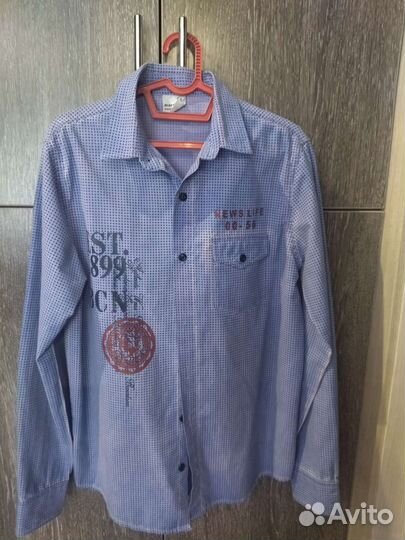 Рубашки школьные на подростка 152-158 см