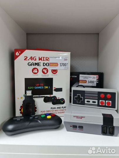 Новые игровые приставки Dendy на 620 игр