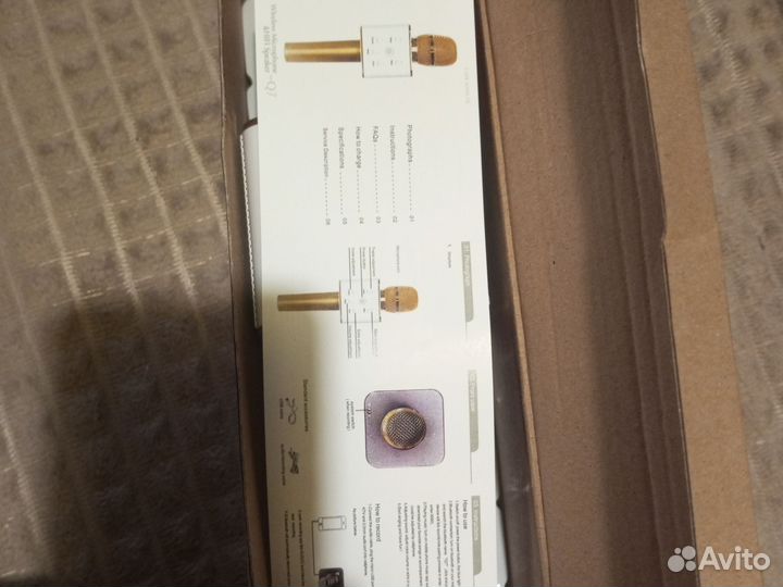 Блютуз колонка с микрофоном