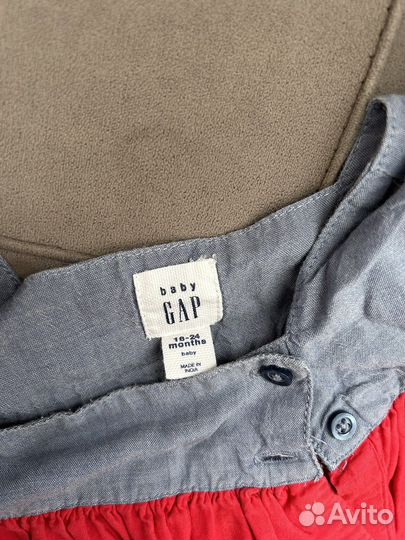 Вещи пакетом Платье,gap. Кофта H&M. 86 размер