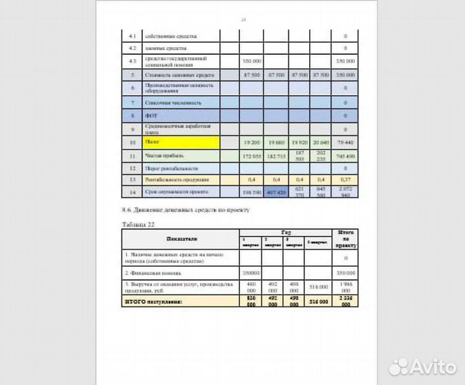 Бизнес-план для соцконтракта