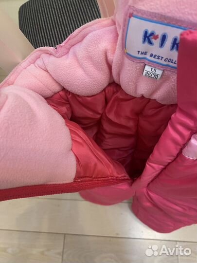 Зимний комбинезон для девочки 86