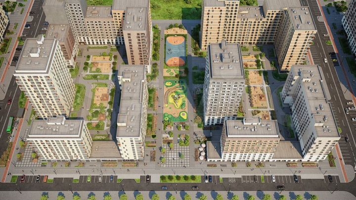 2-к. квартира, 53,8 м², 6/15 эт.