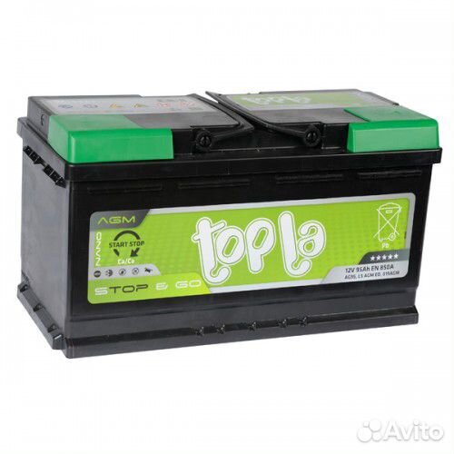 Аккумулятор topla AGM Stop&Go 95Ah