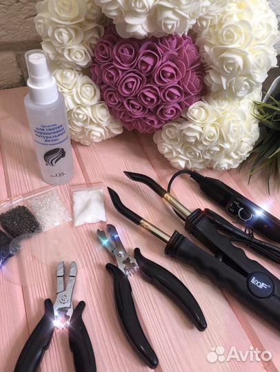 Щипцы для наращивания волос, Кератин, карда