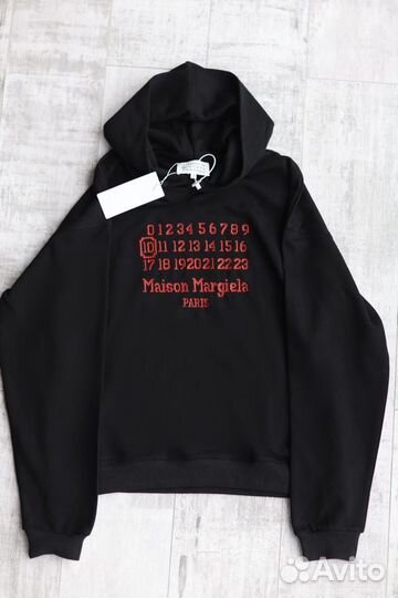 Maison margiela худи красная