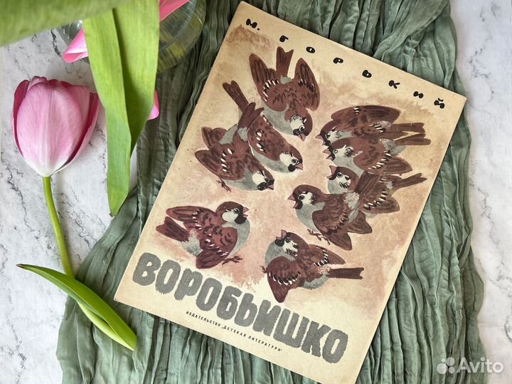Детские книги СССР Воробьишко 1979 год