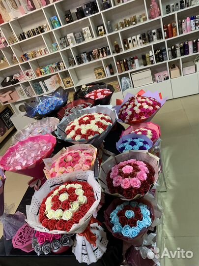 Мыльный букет маме