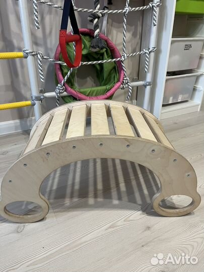 Развивающая качалка радуга