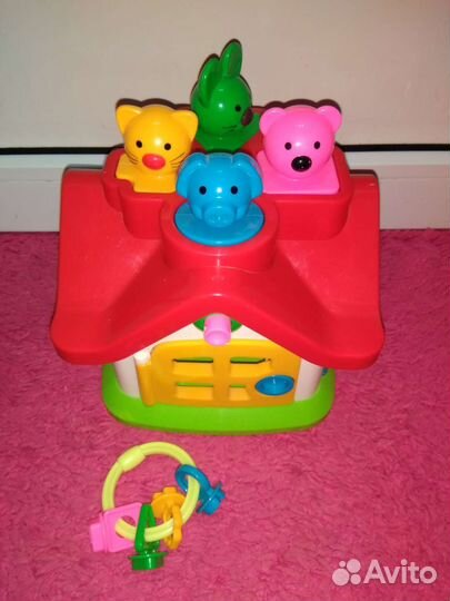 Игрушка-сортер домик