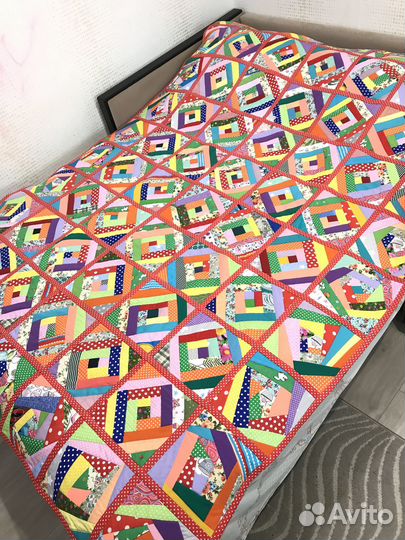 Лоскутное покрывало печворк