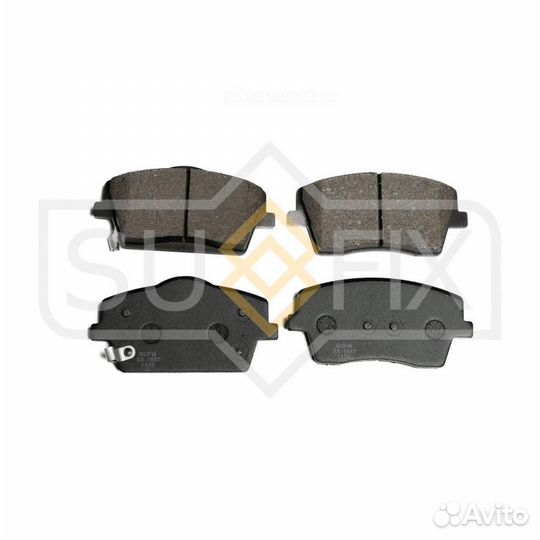 Sufix SX-1857 Колодки тормозные дисковые перед прав/лев