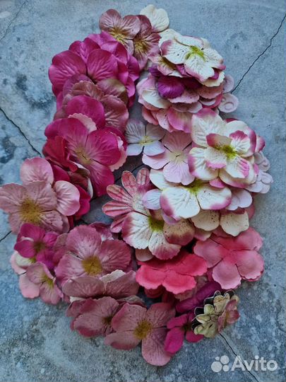 Цветы для скрапбукинга