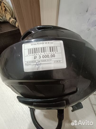 Продам хоккейный шлем Reebok 3К М чёрный