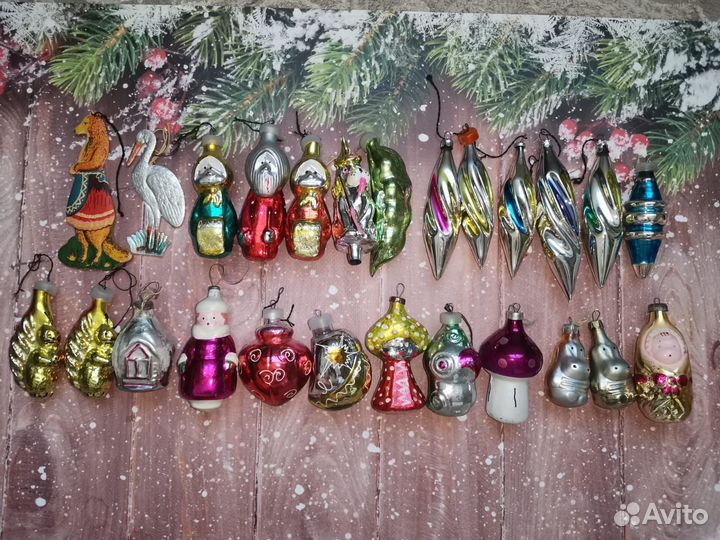 Елочные игрушки СССР