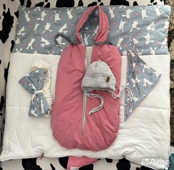 Конверт на выписку для девочки зима