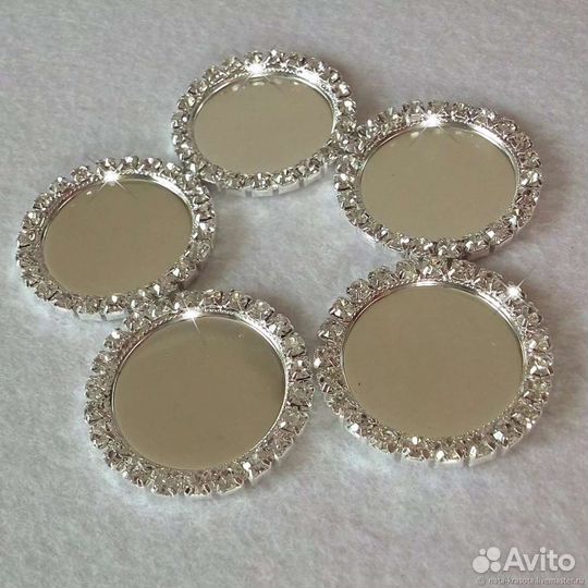 Крышечка основа для кабашонов со стразами