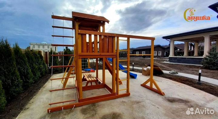 Детский игровой комплекс песочница столик