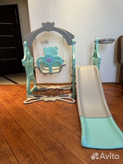 Детский игровой комплекс горка, качель в идеале