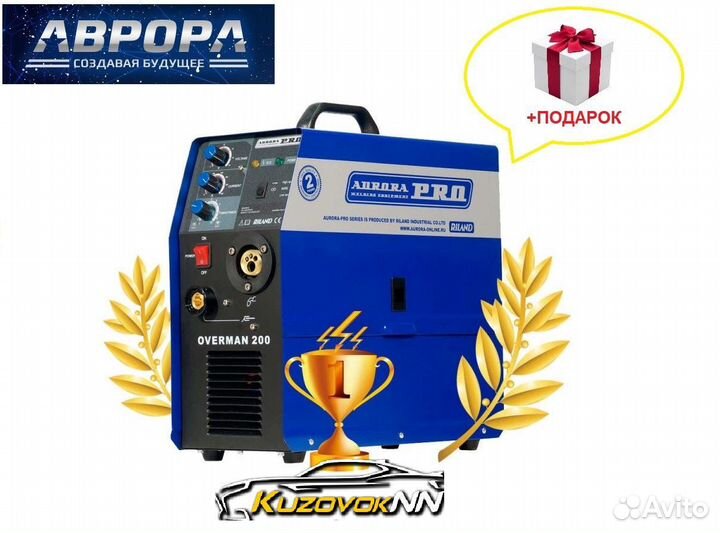 Инверторный сварочный полуавтомат overman 200