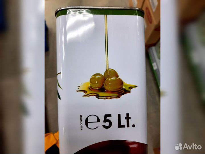 Масло оливковое холодного отжима 5 литров