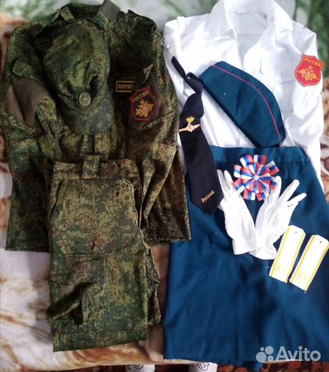 Продам кадетскую форму на девочку, возраст 10лет