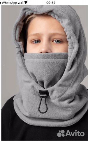 Флисовый шлем