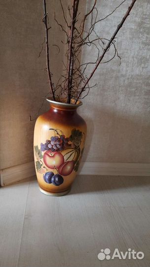 Ваза ручная роспись, 34см высота