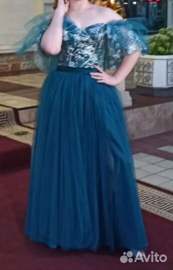 Вечернее платье в пол 46 размер