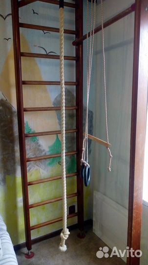 Детская шведская стенка деревянная