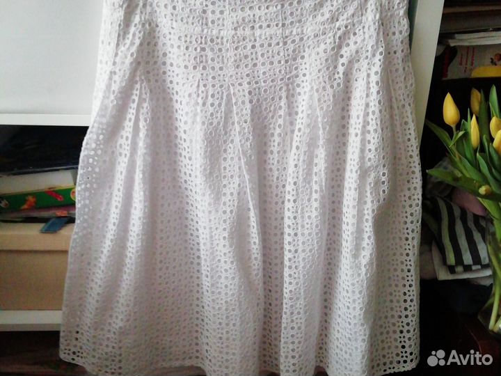 Юбка женская 46 48 хб белая