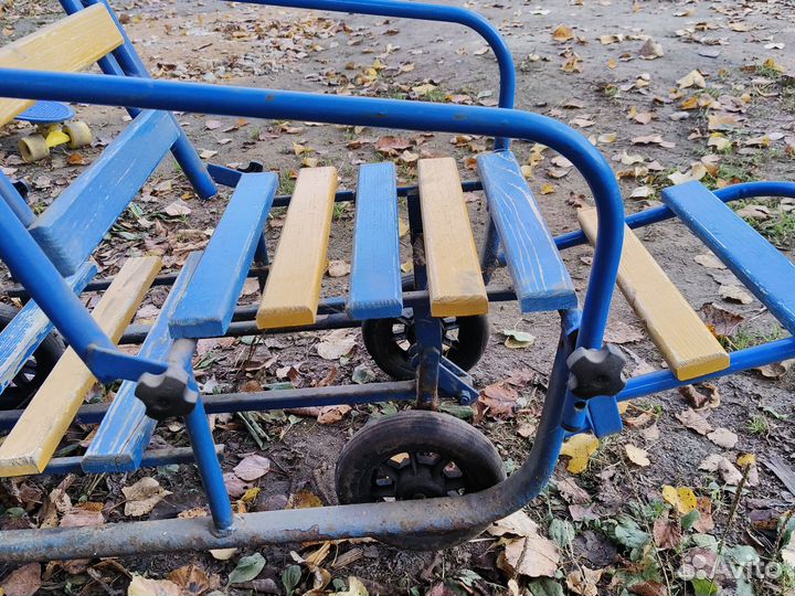 Сани двухместные