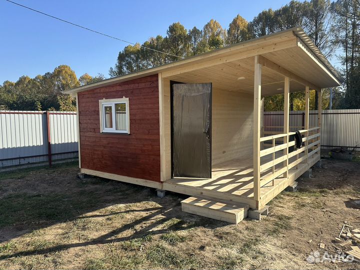 Каркасная баня 6/5