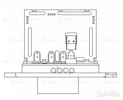 Резистор вентилятора отопителя LFR1406 luzar