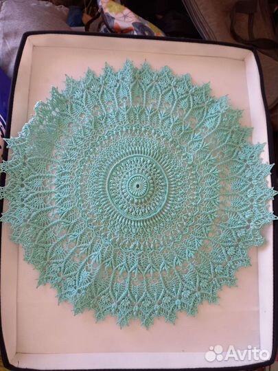 Салфетки вязаные ручная работа