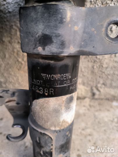 Передние амортизаторы ford focus 2