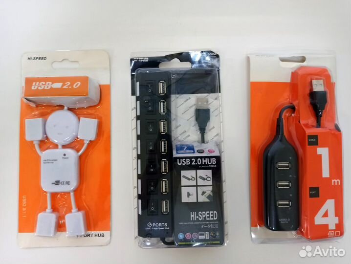 USB хаб разветвитель разных моделей