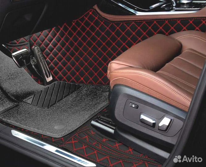 3D Коврики Mercedes Салон Багажник из Экокожи