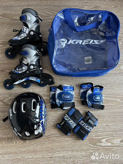 Роликовые коньки детские 26см-29см