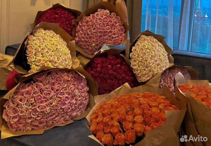 Букеты из 101 розы