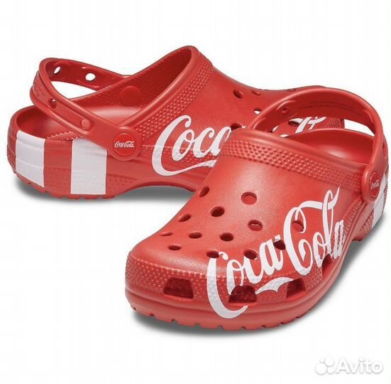 Crocs новые, сабо Coca Cola