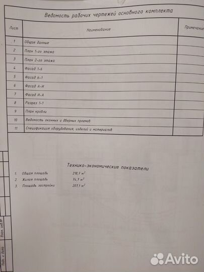 Готовый проект дома с мансардой 207 м2
