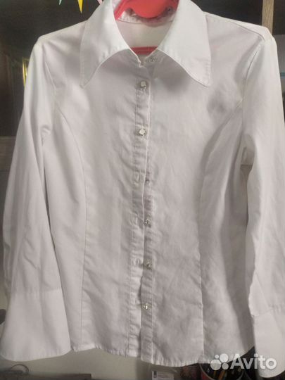 Рубашка для девочки белая