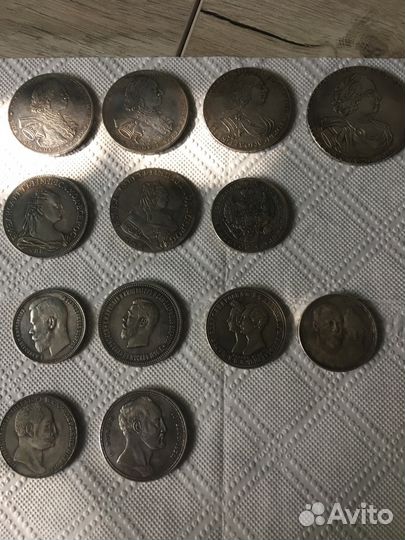 Монета серебро