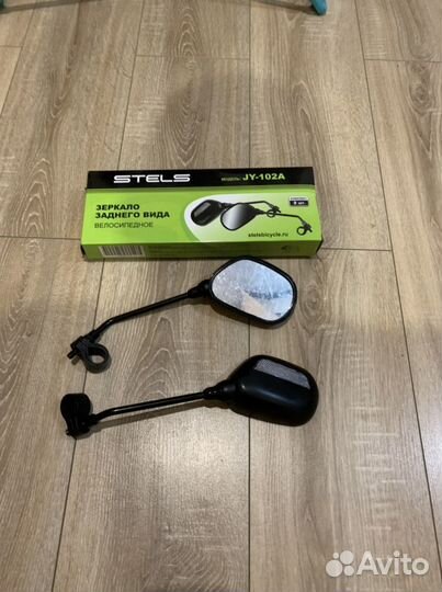 Продам зеркала Stels с отражателями на велосипед