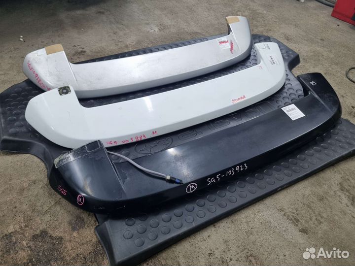 Спойлер на subaru forester sg5 s11