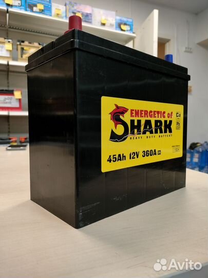 Аккумулятор Energetic of Shark 45Ah Asia(Белорусси