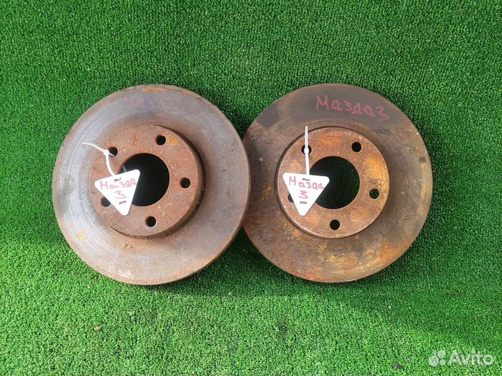 Передние тормозные диски на mazda3 bk