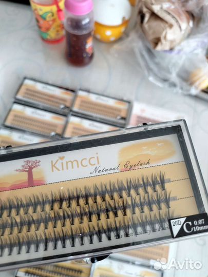 Накладные ресницы пучки для наращивания