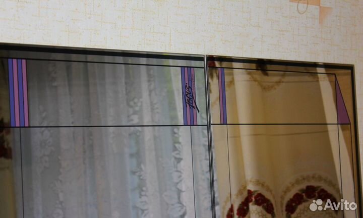 Зеркало тонированное с рисунком